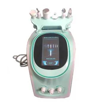 6 В 1, Маленькая Пузырьковая Кислородная машина для лица H2o2, Вакуумный спа-аппарат для чистки лица и красоты