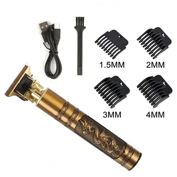 Tondeuse Dragon Цельнометаллическая Винтажная Беспроводная машинка для стрижки волос T9, Профессиональные Машинки для стрижки волос, Электрические Триммеры Для мужчин