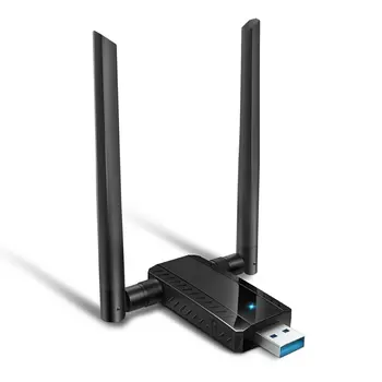 Адаптер Wi-Fi 1900 Мбит/с USB3.0, Двухдиапазонный мини-беспроводной внешний приемник стандарта 802.11b/g/n, ускоряющая игру сетевая карта