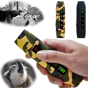 Отпугиватель собак 3 в 1, Ультразвуковой Репеллент против лая, устройство для тренировки лая, светодиодный ультразвук для собак