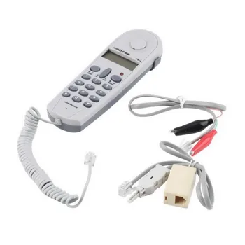 Телефонная проверка стыка телефона Инструмент Линейщика Набор сетевых кабелей Профессиональное устройство C019 Проверка неисправности телефонной линии